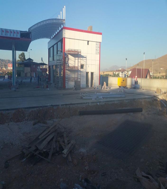 Elazığ Aytemiz Benzinlik İnşaat Tadilat ve dekorasyon Projesi