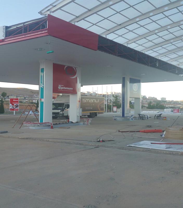 Elazığ Aytemiz Benzinlik İnşaat Tadilat ve dekorasyon Projesi