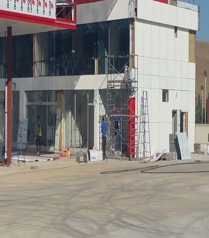 Elazığ Aytemiz Benzinlik İnşaat Tadilat ve dekorasyon Projesi