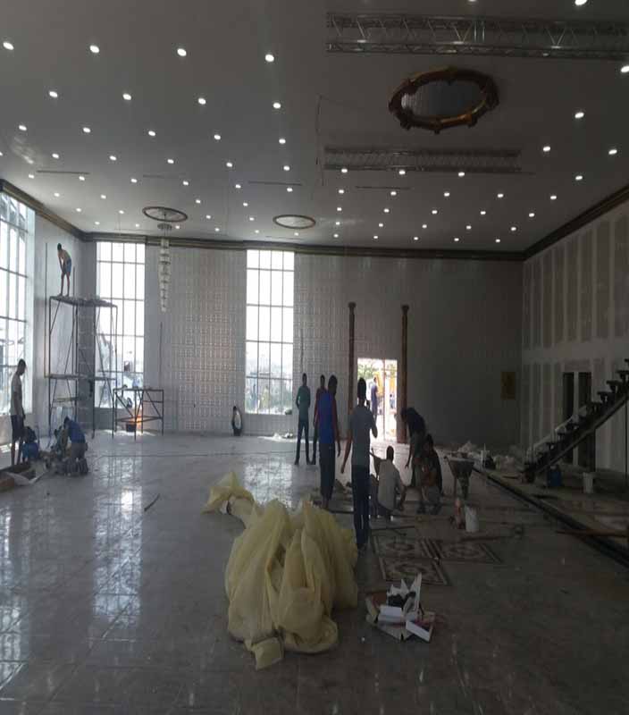 Elazığ Düğün salonu İnşaat ve Dekorasyon Projesi