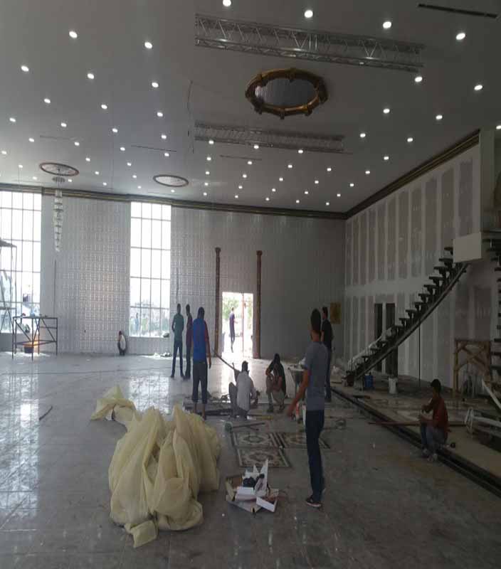 Elazığ Düğün salonu İnşaat ve Dekorasyon Projesi