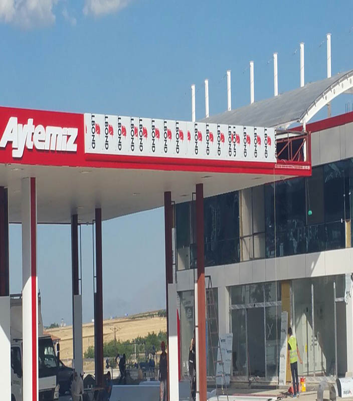 Elazığ Aytemiz Benzinlik İnşaat Tadilat ve dekorasyon Projesi
