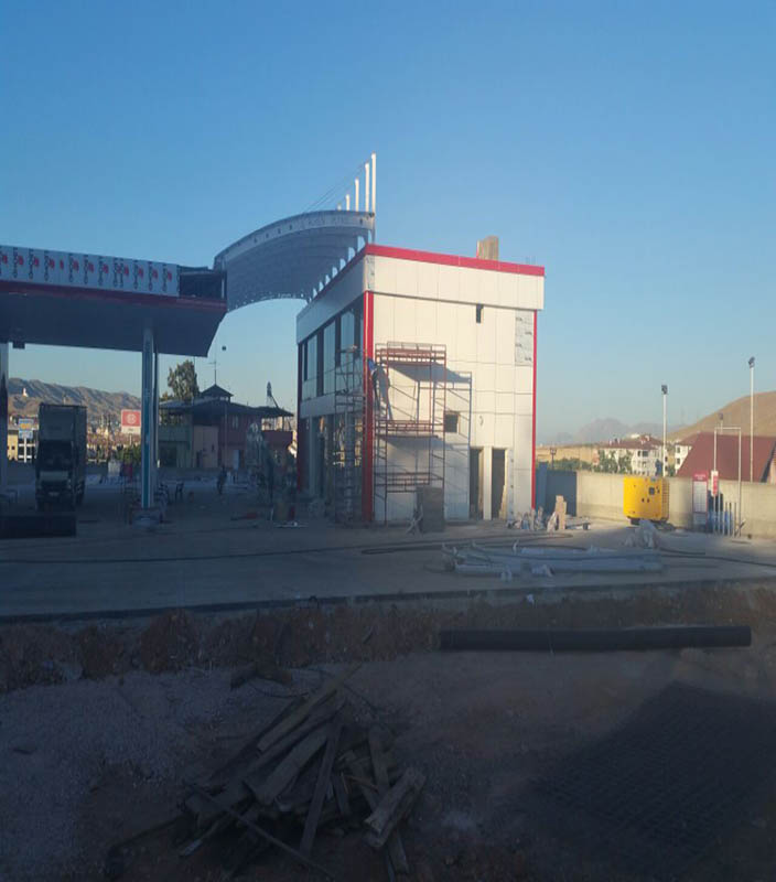 Elazığ Aytemiz Benzinlik İnşaat Tadilat ve dekorasyon Projesi