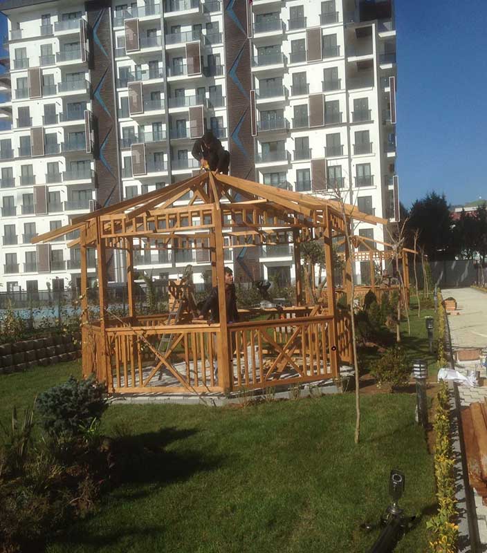 Pendik Sitesi Mantar Çatı Kamelya Projesi