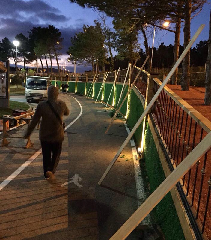 Çekmeköy Doğa Park Demir Üstü Ahşap Projesi