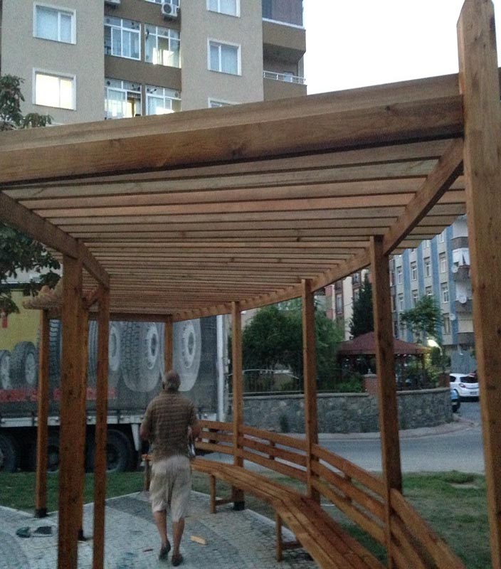 Fatih Cami Pergole Kurulum  Projesi