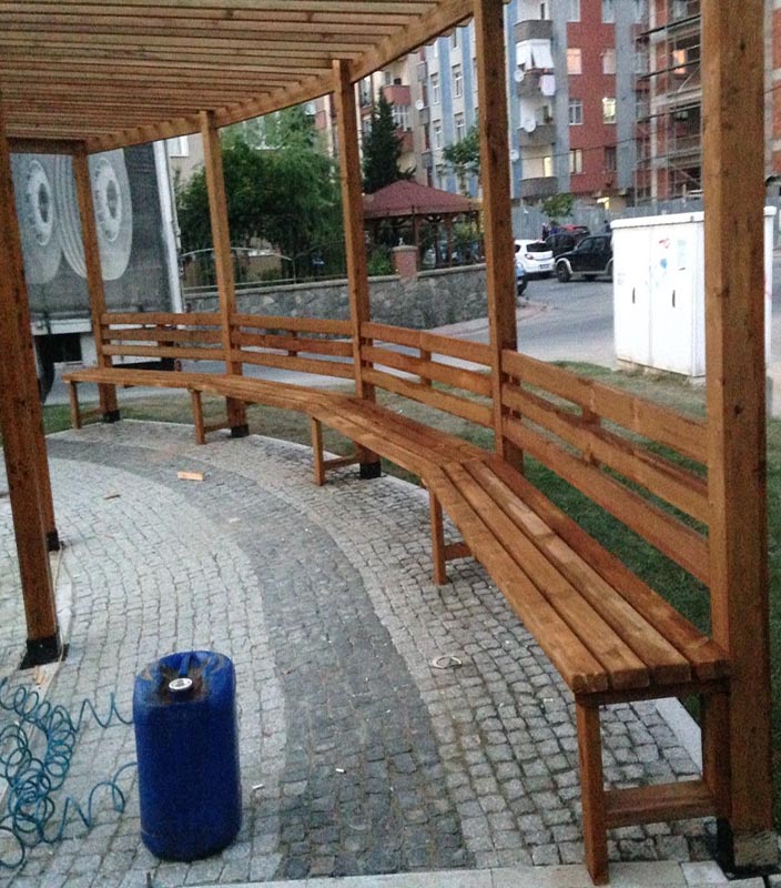 Fatih Cami Pergole Kurulum  Projesi