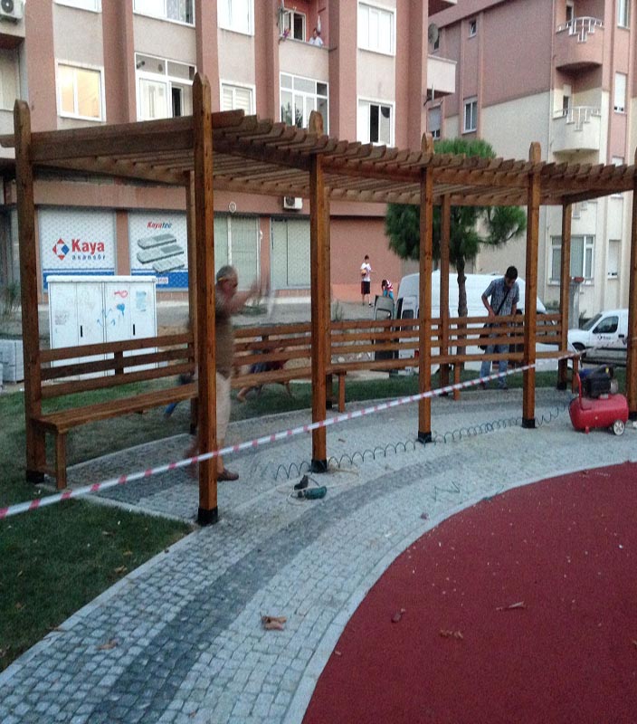 Fatih Cami Pergole Kurulum  Projesi