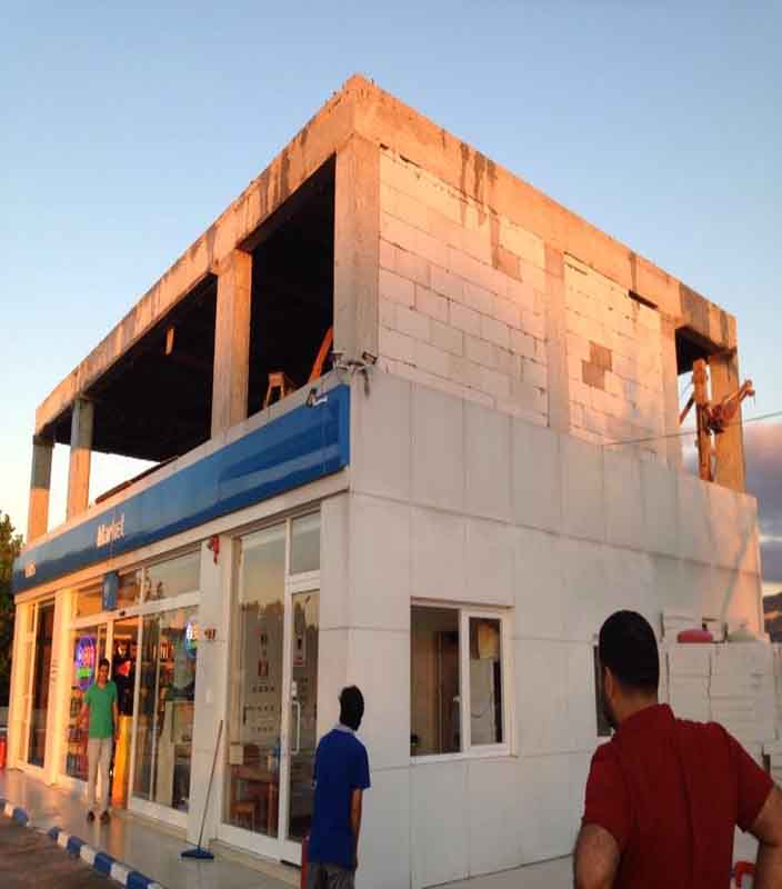 İzmit Kartepe Benzin istasyonu Tadilat Dekorasyon Projesi