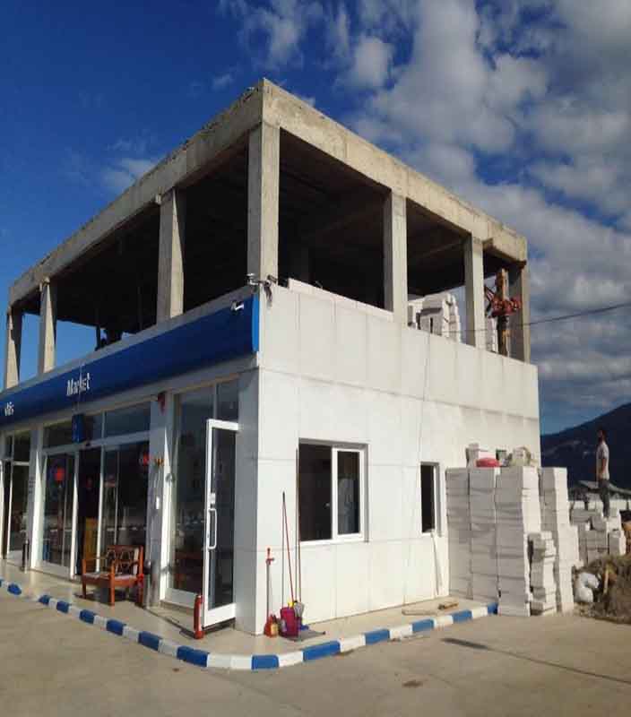 İzmit Kartepe Benzin istasyonu Tadilat Dekorasyon Projesi