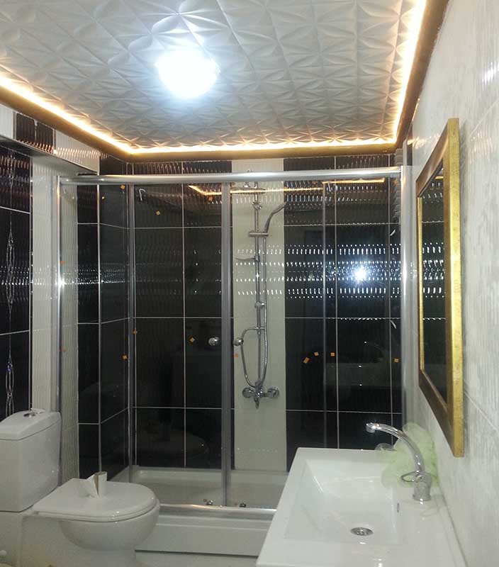 Ümraniye 1 İç mimari Banyo ve Salon Dekorasyon Projesi